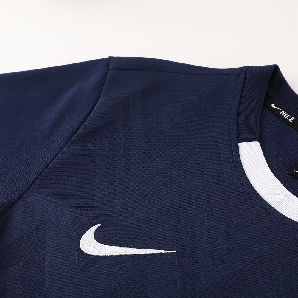 Nike Short Sleeve Training Jersey Set-ND06- Dark Blue - Image 5