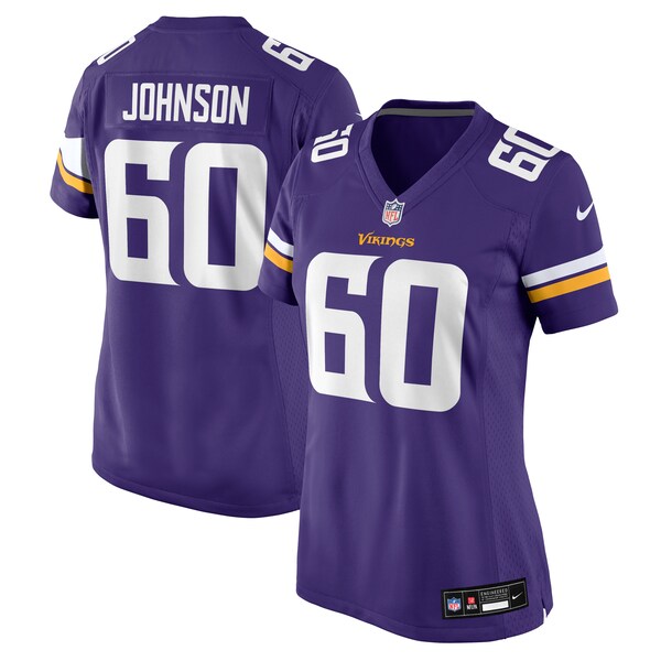 Marcellus Johnson Minnesota Vikings Nike Women's Team Game Jersey - Purple