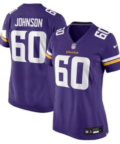 Marcellus Johnson Minnesota Vikings Nike Women's Team Game Jersey -  Purple