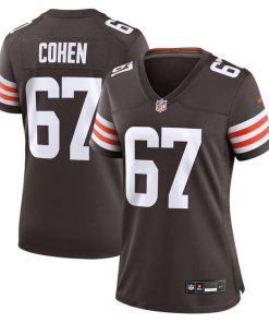 Alternative view of Javion Cohen Cleveland Browns Nike Women's  Game Jersey -  Brown