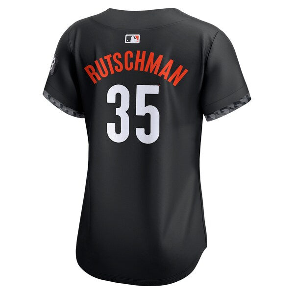 Adley Rutschman Baltimore Orioles Nike Women's City Connect Limited Player Jersey - Black - Image 3