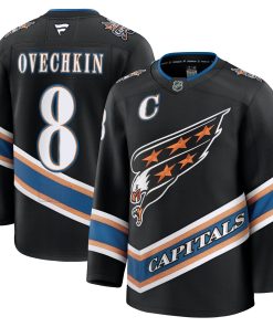 Alternative view of Alexander Ovechkin Washington Capitals  Home Premium Jersey - Red/White/Black