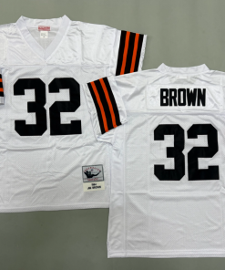 Jim Brown Cleveland Browns Authentic Throwback Retired Player Jersey