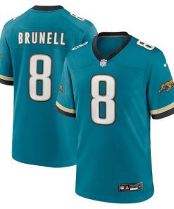 Mark Brunell Jacksonville Jaguars Nike Prowler Throwback Retired Player Game Jersey - Teal