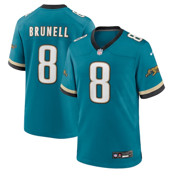Mark Brunell Jacksonville Jaguars Nike Prowler Throwback Retired Player Game Jersey - Teal