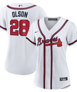 Matt Olson Atlanta Braves Nike Women's Home Replica Player Jersey - White
