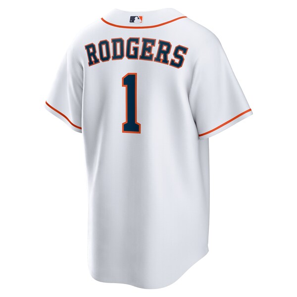 Brendan Rodgers Houston Astros Nike Home Replica Jersey - White - Image 3