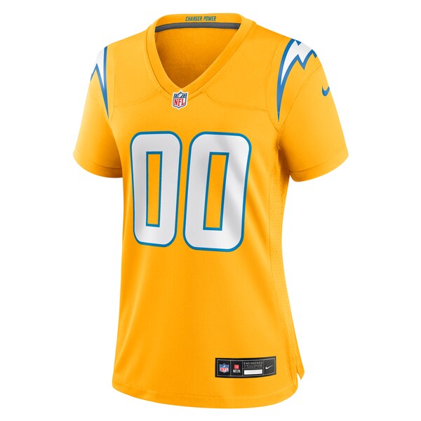 Los Angeles Chargers Nike Women's Alternate Charger Power Game Custom Jersey - Gold/Royal/Powder Blue - Image 7