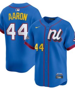 Hank Aaron National League Nike 2025 All-Star Game Home Run Derby Jersey - Blue