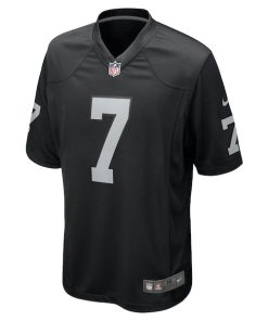 Alternative view of Tre'von Moehrig Las Vegas Raiders Nike Team Game Jersey -  Black