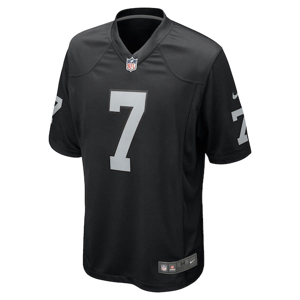 Tre'von Moehrig Las Vegas Raiders Nike Team Game Jersey - Black - Image 2