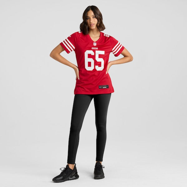 Aaron Banks San Francisco 49ers Nike Women's Game Jersey - Scarlet - Image 5