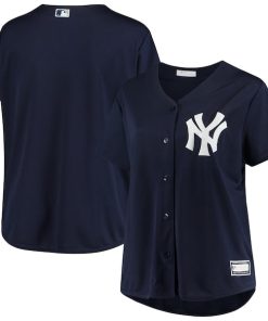 New York Yankees Women's Plus Size Alternate Replica Team Jersey - Navy