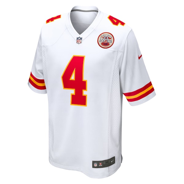 Rashee Rice Kansas City Chiefs Nike Game Jersey - White/Red - Image 3