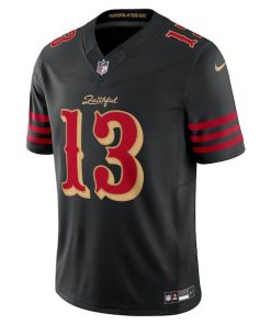 Alternative view of Brock Purdy San Francisco 49ers Nike 2025 Rivalries Collection Limited Jersey - Black