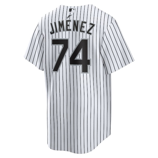 Eloy Jimenez Chicago White Sox Nike Home Replica Player Name Jersey - White/Black - Image 4