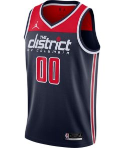 Alternative view of Washington Wizards Jordan Brand Swingman Custom Jersey - Statement Edition - Navy