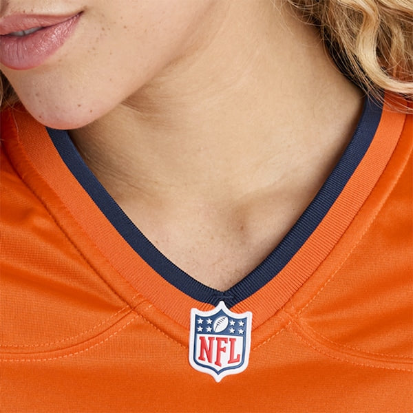 Talanoa Hufanga Denver Broncos Nike Women's Team Game Jersey - Orange - Image 4