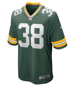 Alternative view of Zayne Anderson Green Bay Packers Nike Team Game Jersey -  Green