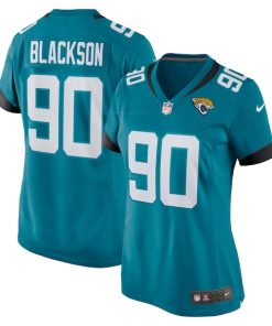 Angelo Blackson Jacksonville Jaguars Nike Women's Team Game Jersey -  Teal