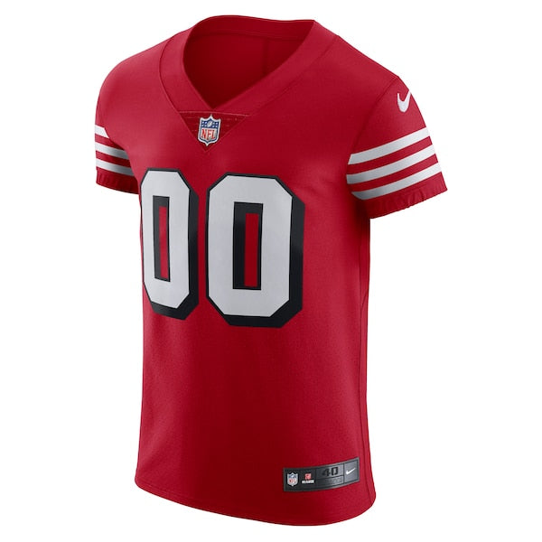 San Francisco 49ers Nike Alternate Vapor Elite Custom Jersey - Scarlet - Image 2