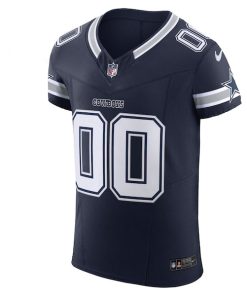 Alternative view of Dallas Cowboys Nike Vapor F.U.S.E. Elite Custom Jersey - Navy