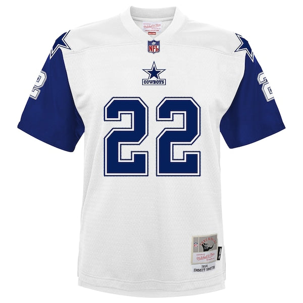 Emmitt Smith Dallas Cowboys Preschool 1994 Alternate Legacy Jersey - White - Image 2