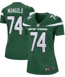 Nick Mangold New York Jets Nike Women's Retired Player Jersey - Gotham Green