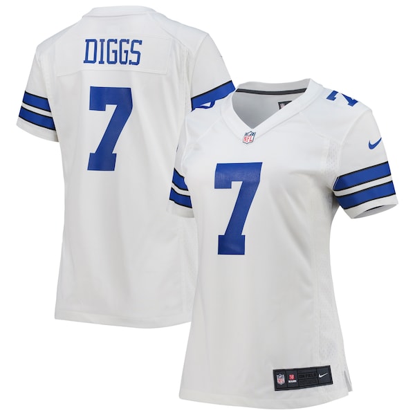 Trevon Diggs Dallas Cowboys Nike Women's Game Jersey - White/Navy - Image 2