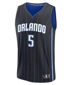 Alternative view of Paolo Banchero Orlando Magic  Fast Break Replica Player Jersey - Icon Edition - Black