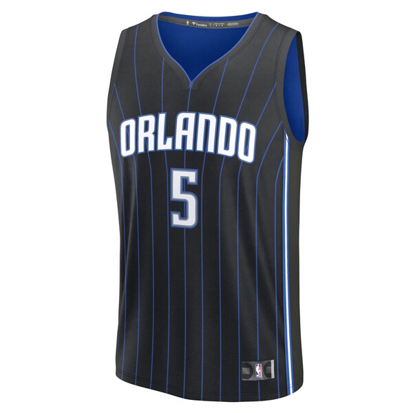 Paolo Banchero Orlando Magic Fast Break Replica Player Jersey - Icon Edition - Black - Image 2