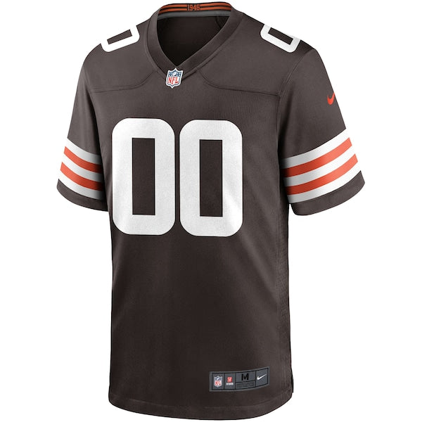 Nike Cleveland Browns Custom Game Jersey - Brown - Image 2