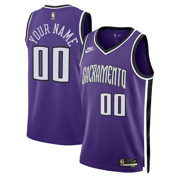 Sacramento Kings Nike Unisex Adult Swingman Custom Jersey - Classic Edition - Purple