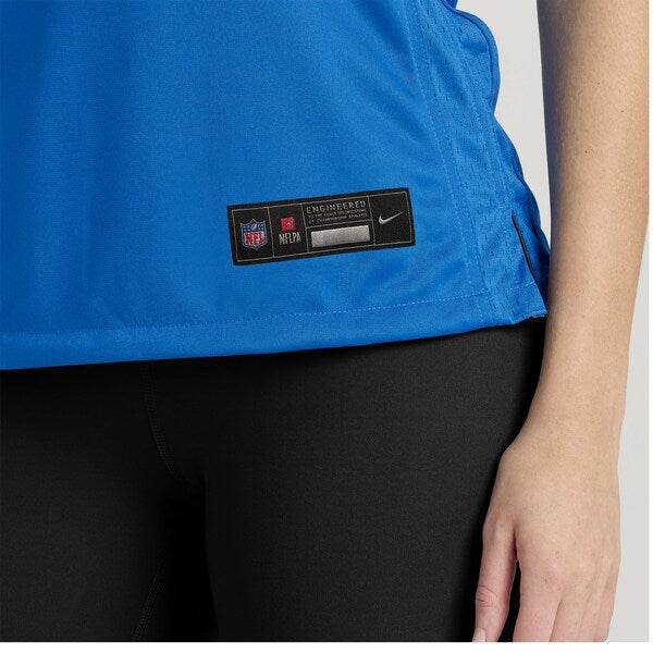D.J. Reed Detroit Lions Nike Women's Team Game Jersey - Blue - Image 9