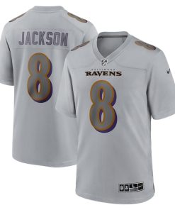 Lamar Jackson Baltimore Ravens Nike Atmosphere Fashion Game Jersey - Gray