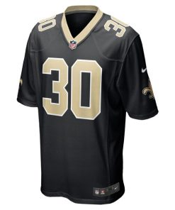 Alternative view of Roderic Teamer New Orleans Saints Nike  Game Jersey -  Black