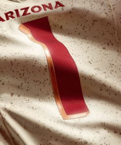 Alternative view of Paris Johnson Jr. Arizona Cardinals Nike 2025 RIVALRIES Vapor Limited Jersey - Natural