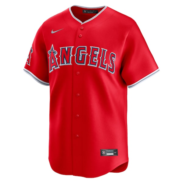 Los Angeles Angels Nike Alternate Limited Jersey - Red - Image 2