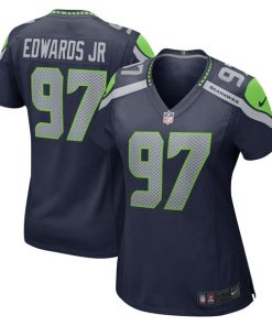 Mario Edwards Jr. Seattle Seahawks Nike Women's  Game Jersey - College Navy
