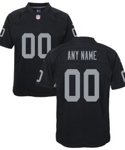 Nike Las Vegas Raiders Youth Custom Game Jersey - Black