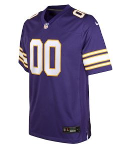 Alternative view of Minnesota Vikings Nike Youth Classic Custom Game Jersey - Purple