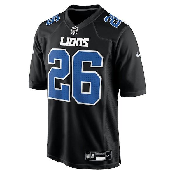 Jahmyr Gibbs Detroit Lions Nike Fashion Jersey - Carbon Black - Image 2