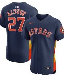 Jose Altuve Houston Astros Nike Alternate Elite Player Jersey - Navy