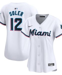 Jorge Soler Miami Marlins Nike Women's  Home Limited Player Jersey - White