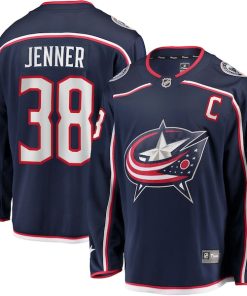 Boone Jenner Columbus Blue Jackets Home Breakaway Player Jersey - Navy