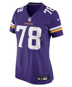 Alternative view of Ryan Kelly Minnesota Vikings Nike Women's Team Game Jersey -  Purple