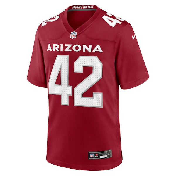 K'Von Wallace Arizona Cardinals Nike Team Game Jersey - Cardinal - Image 3