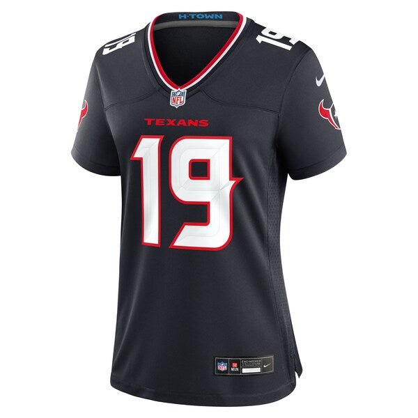 Xavier Hutchinson Houston Texans Nike Women's Team Game Jersey - Navy - Image 5