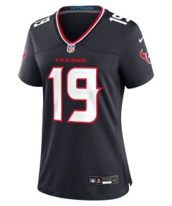 Alternative view of Xavier Hutchinson Houston Texans Nike Women's Team Game Jersey -  Navy