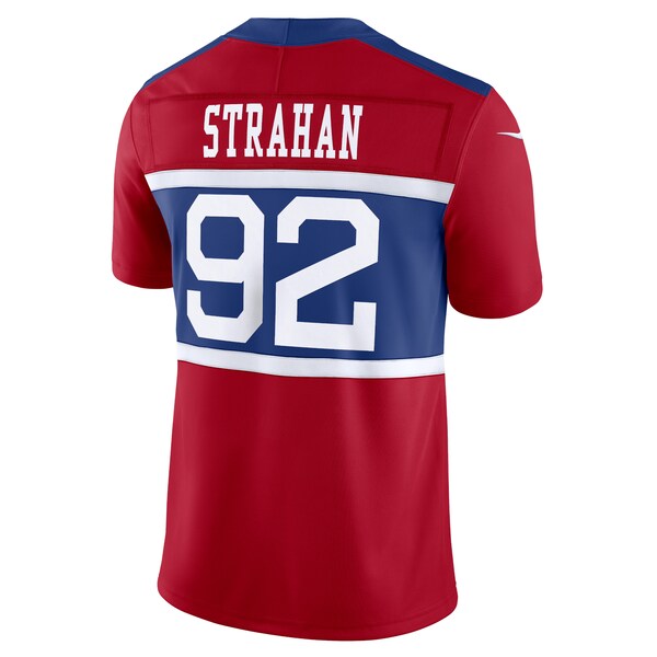 Michael Strahan New York Giants Nike Alternate Vapor F.U.S.E. Retired Player Limited Jersey - Century Red - Image 3
